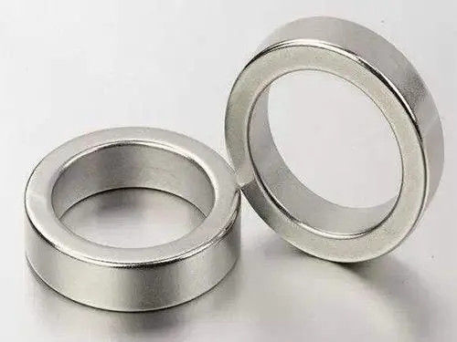 N52 Ring NdFeB Magnet dengan Lapisan Seng untuk Penggunaan Industri