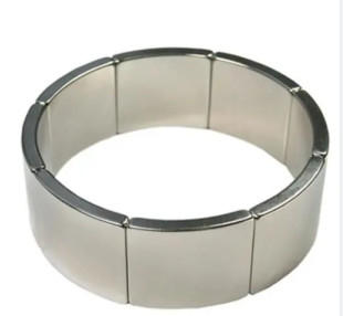 Generator Daya Tinggi Magnet Neodymium Ni Cu Ni Lapisan Arc NdFeB Magnet