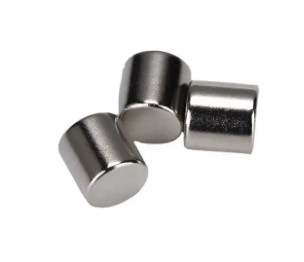 Magnet Silinder Diametrik Kuat N52 Sampel Lapisan Perak Tersedia