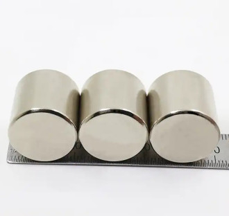 Bulat Neodymium Cylinder Magnet Langka Bumi Ndfeb Magnet Lapisan NiCuNi