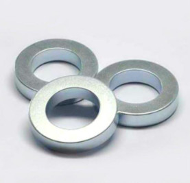 Neodymium Magnetic Ring NdFeB Round Zn Coating Magnet Kustom
