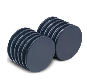 Hitam NdFeB Disc Magnet Ukuran Magnet Neodymium Dilapisi Epoksi Disesuaikan