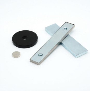 Magnet Neodymium Kustom Profesional N30H-N52H Magnet Persegi Panjang Besar