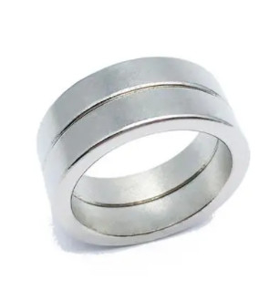 Cincin Magnet Neodymium NdFeB Magnet N52 Lapisan Ni Cu Ni