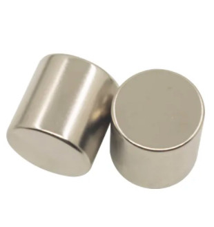 Magnet Silinder Neodymium Kustom Ni Cu Ni Coating NdFeB Magnet