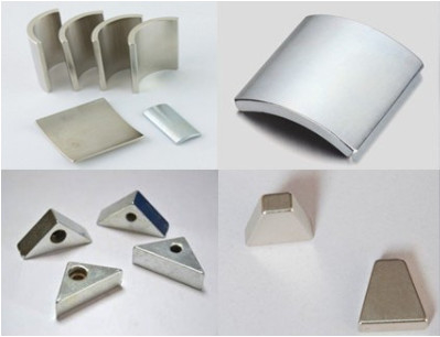 Generator Daya Tinggi Magnet Neodymium Ni Cu Ni Lapisan Arc NdFeB Magnet