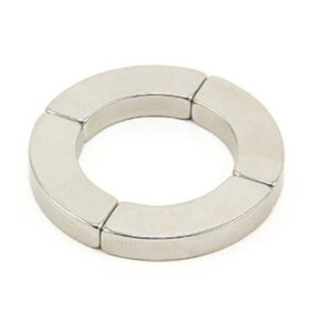 Monte Bianco Permanen Arc Magnet Ndfeb N52 Langka Bumi Magnet Untuk Motor