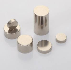 Circle Neodymium Magnet N54 Zn Coating Size Disesuaikan Magnet Bulat Super Kuat